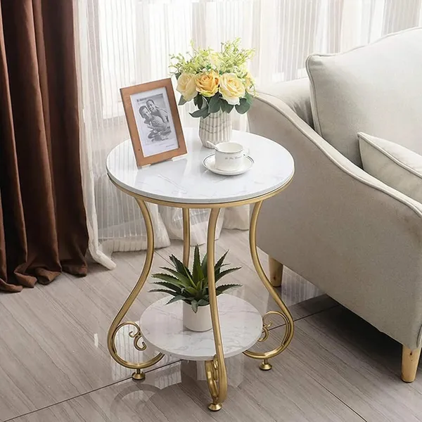Modern_Round_Side_Table_With_Gold_Metal_Frame_And_Marble_Finish_Top