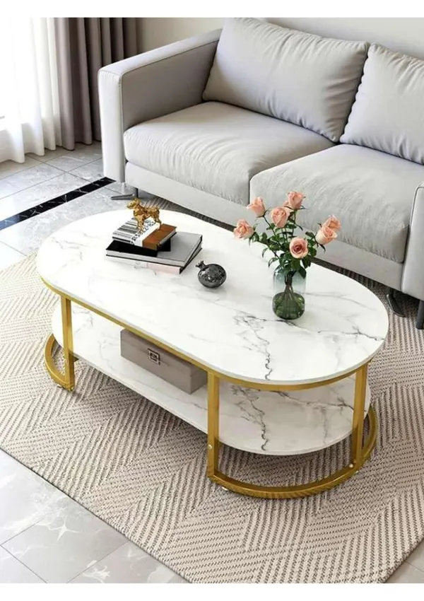 Modern_Oval_White_Marble_Coffee_Table_With_Gold_Metal_Frame_And_Storage_Shelf