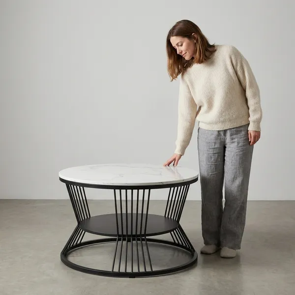 Modern_Round_Coffee_Table_With_White_Marble_Top_And_Black_Metal_Frame