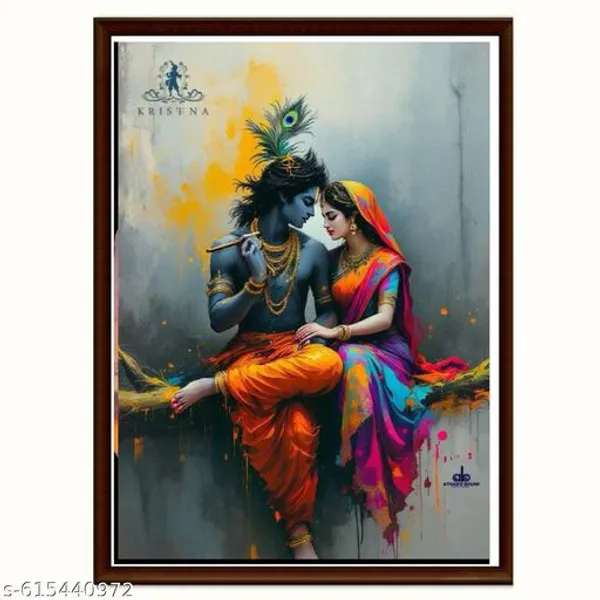 Radha_Krishna_Wall_Art_Set_Of_3_Divine_Spiritual_Paintings_Framed_Traditional_Decor_For_Living_Room_Bedroom_Pooja_Room
