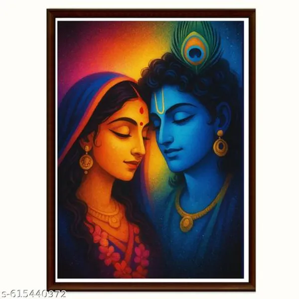 Radha_Krishna_Wall_Art_Set_Of_3_Divine_Spiritual_Paintings_Framed_Traditional_Decor_For_Living_Room_Bedroom_Pooja_Room