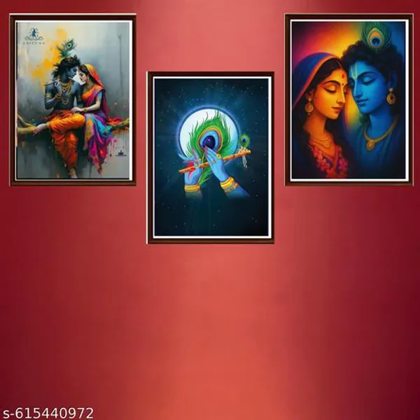 Radha_Krishna_Wall_Art_Set_Of_3_Divine_Spiritual_Paintings_Framed_Traditional_Decor_For_Living_Room_Bedroom_Pooja_Room