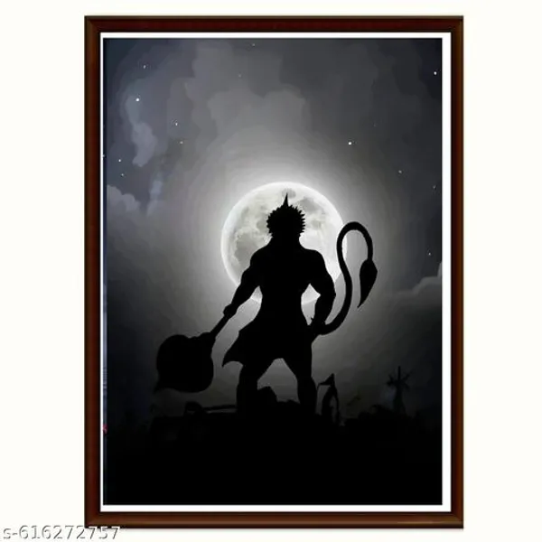 Lord_Ram_Lakshman_Hanuman_Wall_Art_Set_Of_3_Divine_Moonlight_Silhouette_Paintings_Framed_Canvas_Prints_For_Home_Pooja_Room_Decor