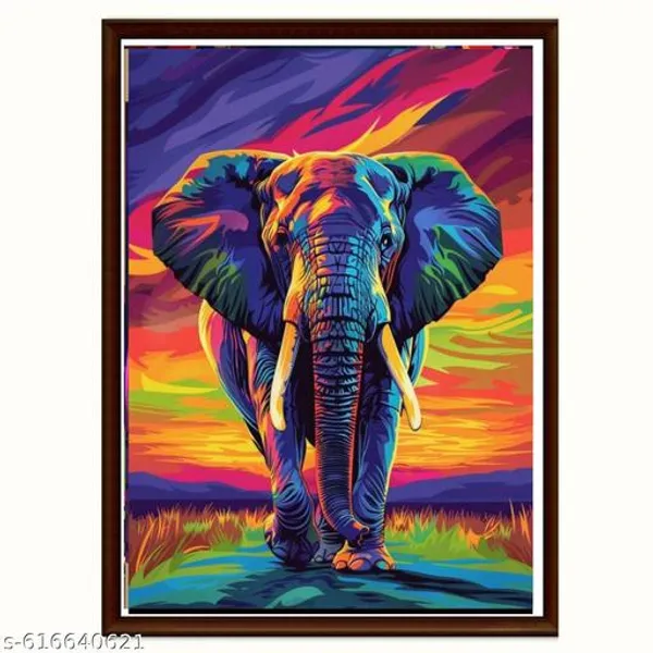 Vibrant_Wildlife_Wall_Art_Set_Of_3_Colourful_Animal_Paintings_Deer_Tiger_Elephant_Framed_Canvas_Prints_For_Home_Office_Decor