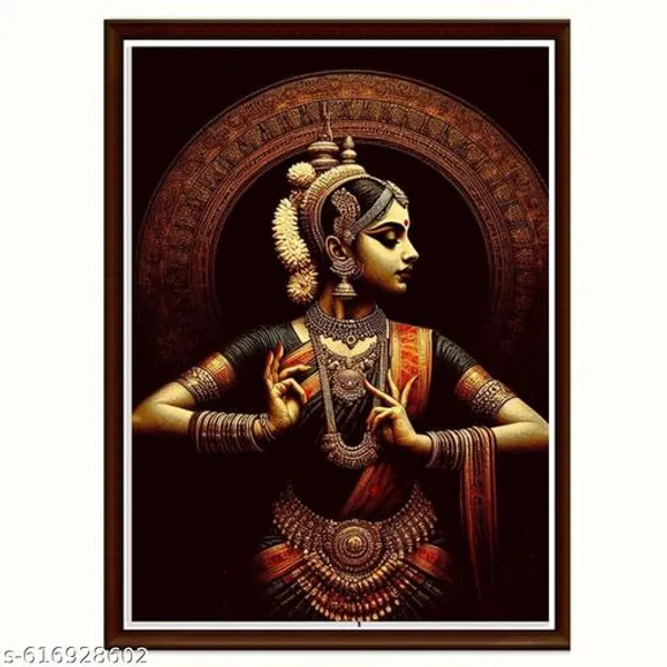Bharatanatyam_Dance_Wall_Art_Set_Of_3_Traditional_Indian_Dancer
