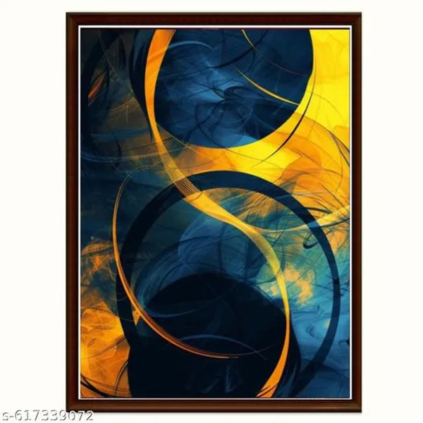 Modern_Abstract_Wall_Art_Set_Of_3_Geometric_Canvas_Prints_With_Brown_Frame_Contemporary_Wall_Decor_For_Living_Room_Bedroom_Office