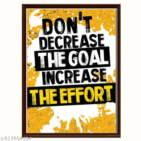 Motivational_Wall_Art_Set_Of_3_Yellow_Black_Inspirational_Quote_Prints_Brown_Framed_Canvas_For_Office_Home_Study_Room_Decor
