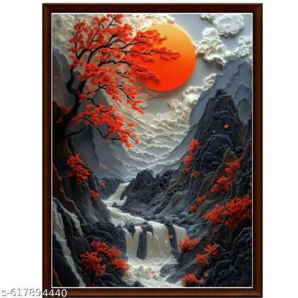 Japanese_Wall_Art_Set_Of_3_Autumn_Landscape_With_Moon_Waterfall_Framed_Canvas_Paintings_For_Living_Room_Home_Decor