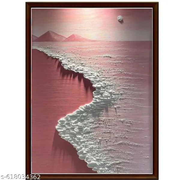 3D_Textured_Wall_Art_Set_Of_3_Frames_Golden_Willow_Tree_Pink_Seascape_Canvas_Prints_Luxury_Framed_Paintings_For_Living_Room_Bedroom_Home_Decor