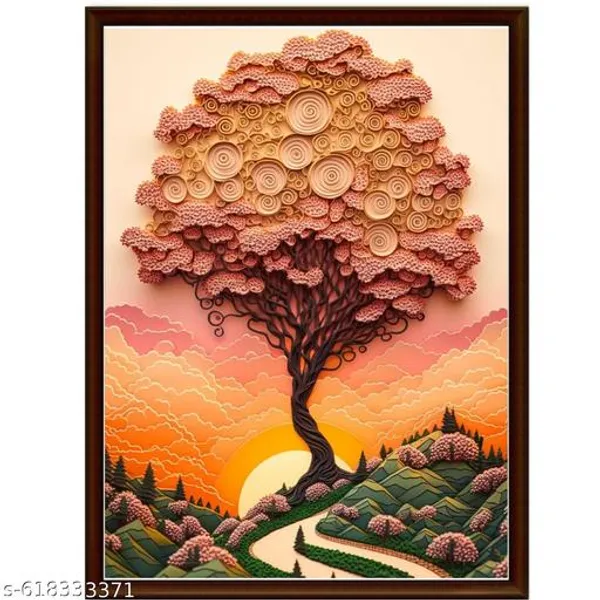 Tree_Landscape_Wall_Art_Set_Of_3_Framed_Sunset_Natures_Canvas_Paintings_Modern_Home_Living_Room_Wall_Decor