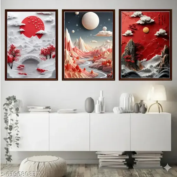 Japanese_Landscape_Wall_Art_Set_Of_3_Frames_Red_White_Mountain_Canvas_Prints_Miniimalist_Oriental_Framed_Decor_For_Living_Room_Bedroom_Office