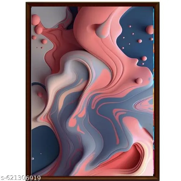 Modern_Abstract_Wall_Art_Set_Of_3_Pink_Blue_Fluid_Art_Framed_Prints_Stylish_Home_Living_Room_Wall_Decor