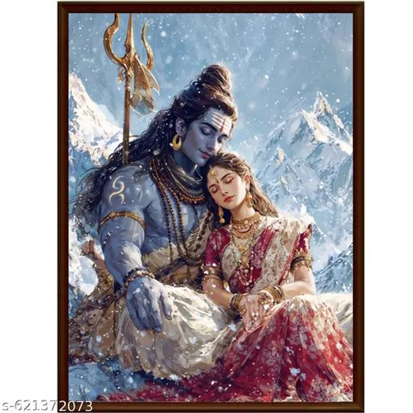 Divine_Himalayaan_Wall_Art_Frame_Set_Set_Of_3_Framed_Canvas_Prints_Mythological_Spiritual_Wall_Decor_For_Home_Office