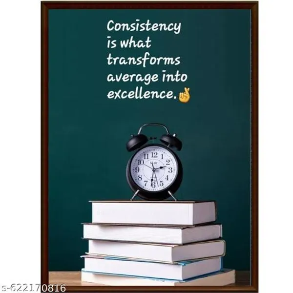 Inspirational_Wall_Art_Set_Of_3_Time_Consistency_Quote_Prints_Modern_Framed_Clock_Design_Decor_For_Office_Home