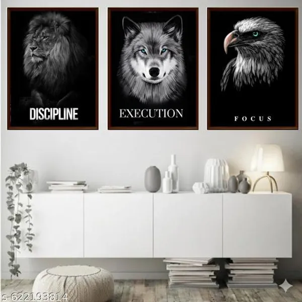 Motivational_Wall_Art_Set_Of_3_Lion_Wolf_Eagle_Prints_Black_White_Strength_Quote_Frames_For_Office_Home_Decor