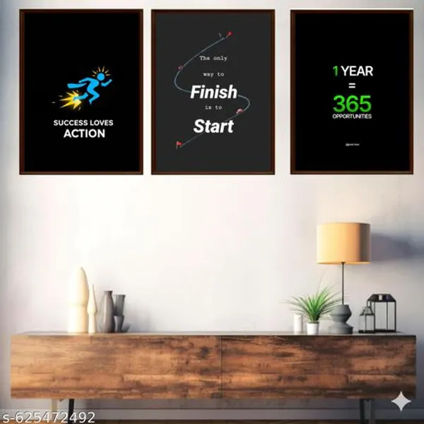 Motivational_Wall_Art_Set_Of_3_Frames_Success_Loves_Action_Quote_Posters_Black_Framed_Canvas_Prints_For_Office_Study_Home_Decor