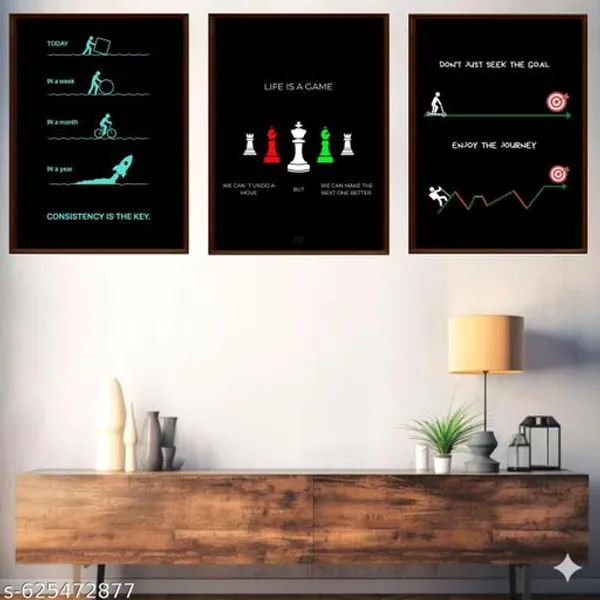 Motivational_Chess_Wall_Art_Set_Of_3_Frames_Life_Is_A_Game_Quote_Posters_Framed_Canvas_Prints_For_Office_Study_Room_Home_Decor
