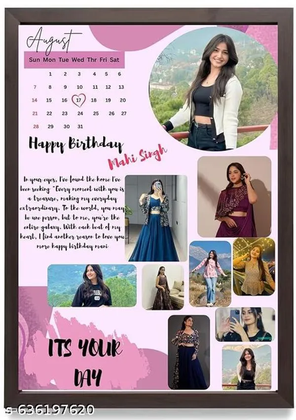 Personalised_Birthday_Photo_Frame_Customized_Name_Calendar_A4_Printed_Gift_Frame_For_Girls_Kids