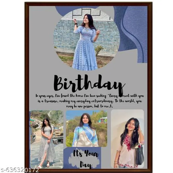 Personalized_Birthday_Photo_Frame_Set_Pink_Grey_Wall_Art_For_Girls_3_Piece_Custom_Photo_Collage_Frames_Birthday_Gift_Wall_Decor