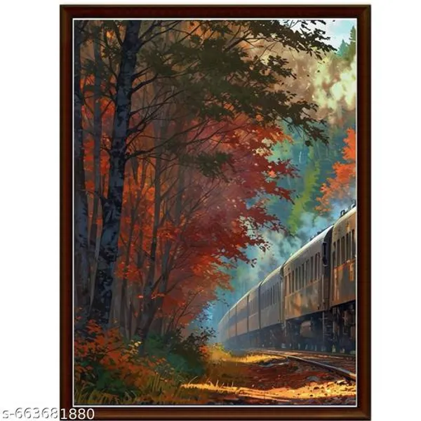 Steam_Train_Forest_Landscape_3_Piece_Wall_Frame_Set_Modern_Wooden_Framed_Wall_Painting_For_Living_Room_Bedroom_Office_Decor