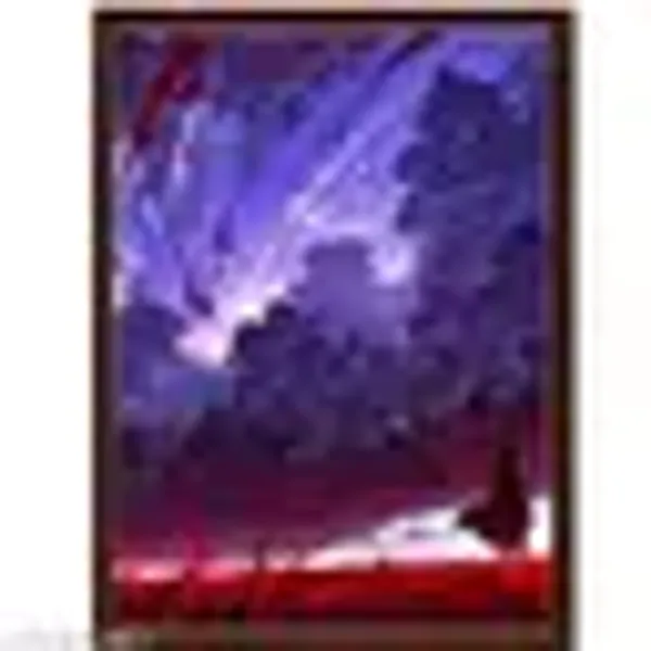 Abstract_Skys_Landscape_Wall_Art_Set_Of_3_Modern_Red_Purple_Artistic_Painting_Frames_Premium_Wall_Decor_For_Living_Room_Bedroom