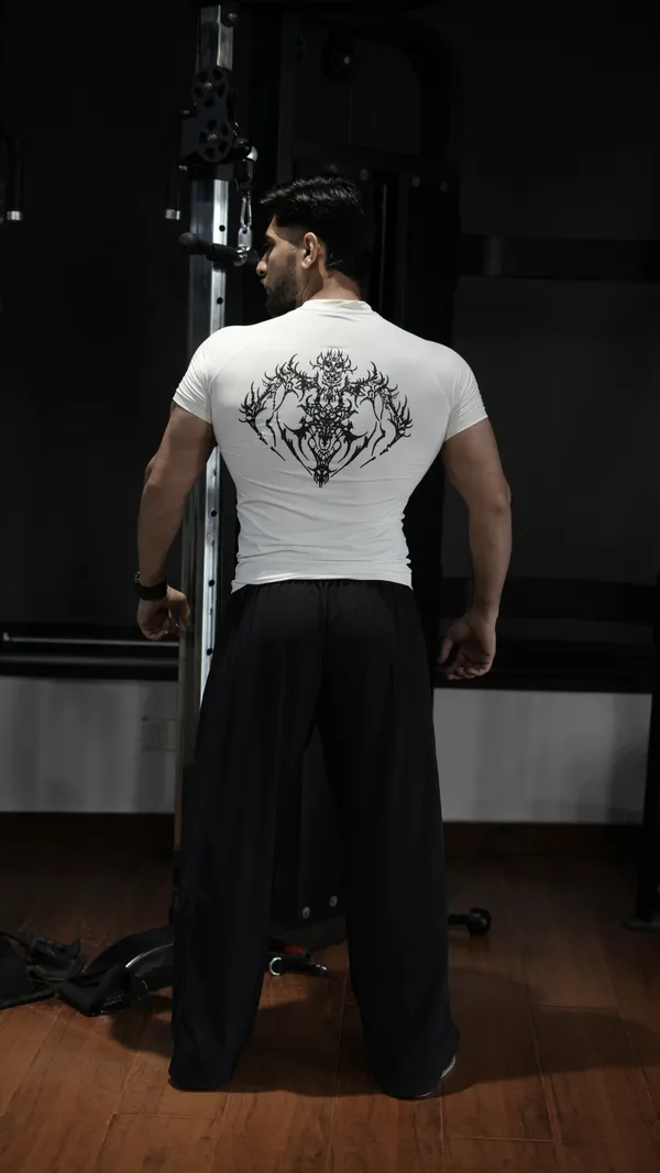 Shadow_Drip_Series_:_White_-_Blood_Ritual_Compression_T_Shirt