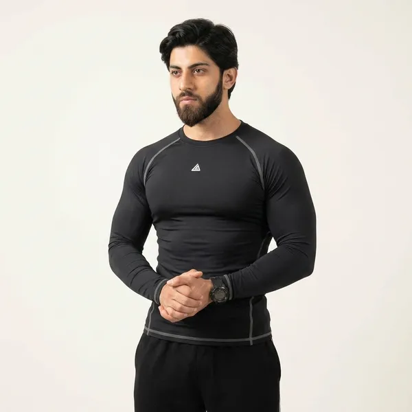 Plain_Black_Full_Sleeves_Compression_T_Shirt