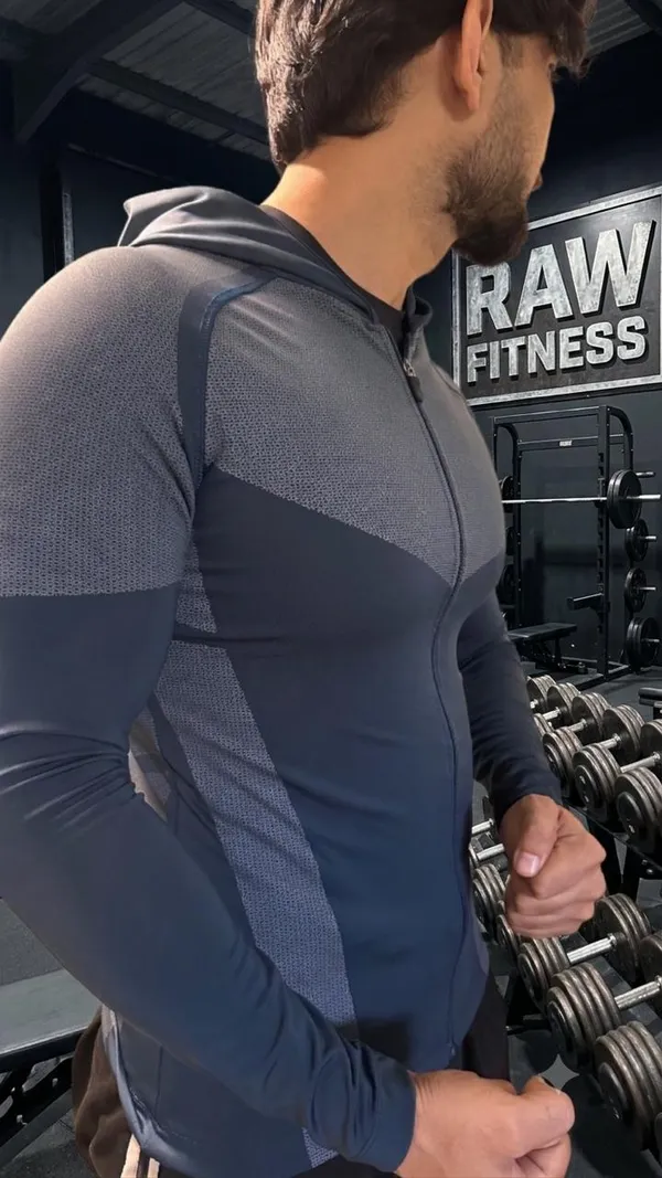 Navy_Blue_Printed_Zipper_Compression_Hoodie