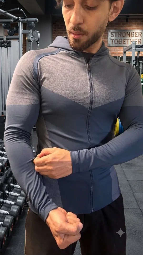 Navy_Blue_Printed_Zipper_Compression_Hoodie