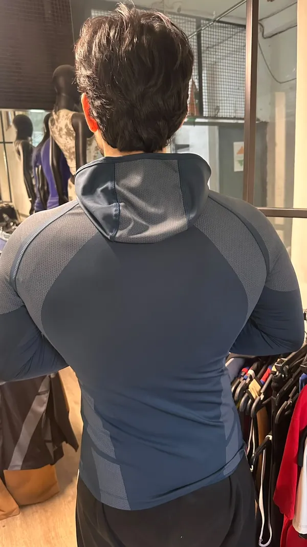 Navy_Blue_Printed_Zipper_Compression_Hoodie