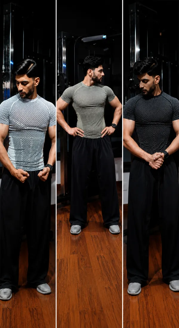 Shadow_Drip_Ghost_Frame_Triple_Pack_-_Olive,_White_and_Black_Compression_T_Shirt_Pack_of_3