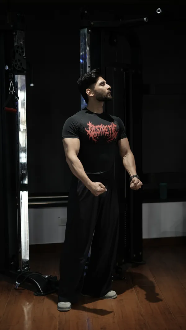 Shadow_Drip_Series_:_Red-_Blood_Ritual_Compression_T_Shirt