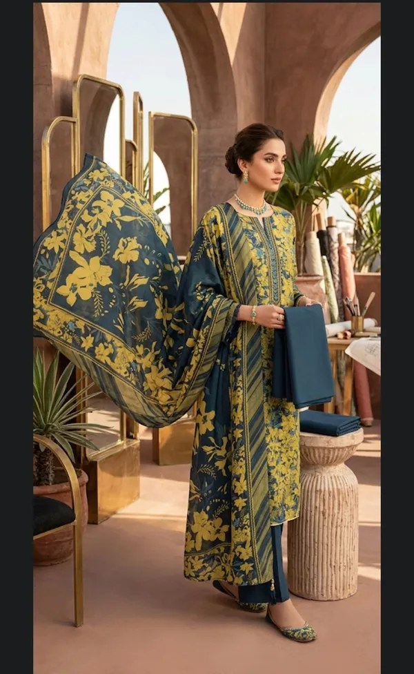 Multicolor_Printed_Cotton_Kurta_Set_With_Dupatta_Unstitched_Dress_Material_For_Women