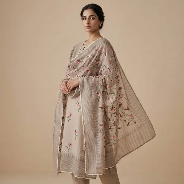 Elegant_Embroidered_Floral_Dupatta_With_Striped_Border