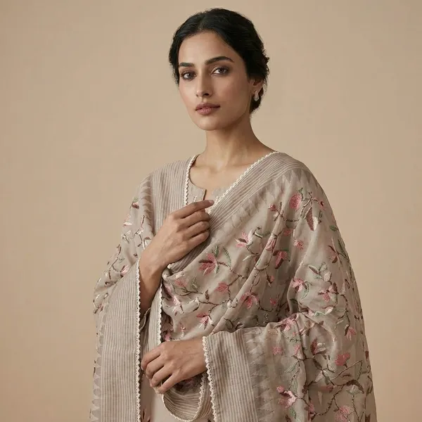 Elegant_Embroidered_Floral_Dupatta_With_Striped_Border