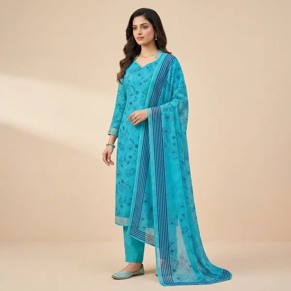 Sky_Blue_Embroidered_Chikankari_Salwar_Suit_Set_With_Dupatta