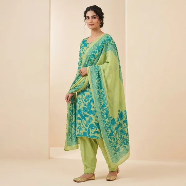 Turquoise_Blue_&_Lime_Green_Embroidered_Salwar_Suit_Set