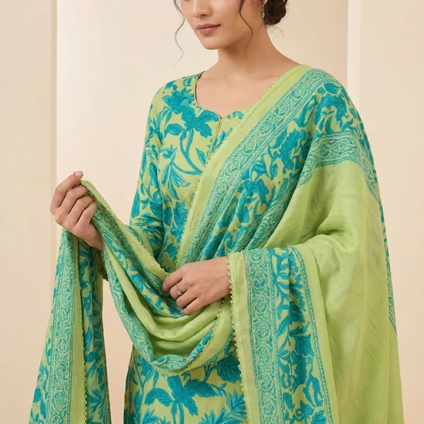 Turquoise_Blue_&_Lime_Green_Embroidered_Salwar_Suit_Set