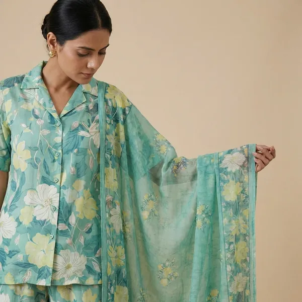 Floral_Print_Co-Ord_Set_-_Mint_Green_Shirt_&_Palazzo_Pants