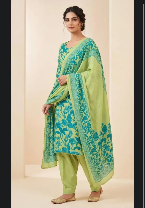 Turquoise_Blue_&_Lime_Green_Embroidered_Salwar_Suit_Set