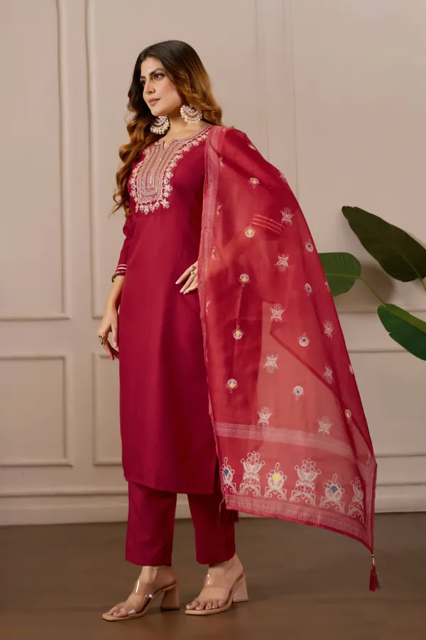 Red_Embroidered_Straight_Kurta_with_Trousers_&_Dupatta