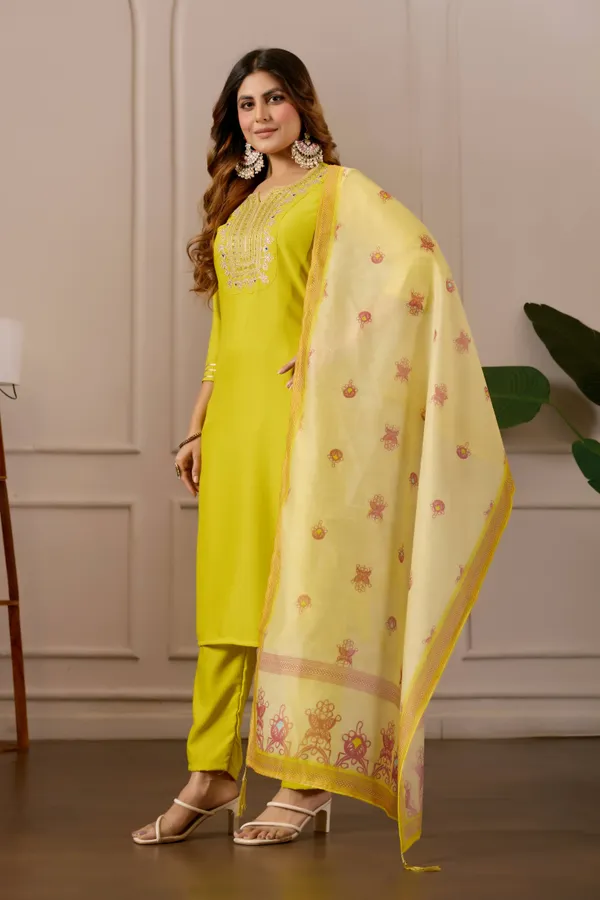 Yellow_Embroidered_Straight_Kurta_with_Trousers_&_Dupatta