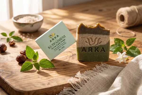 VUNAI_Kuppaimeni_Handmade_Soap_for_Daily_Cleansing,_75_g_Pack_of_2
