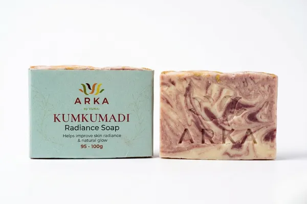 VUNAI_Kumkumadi_Handmade_Soap_for_Daily_Cleansing,_75_g_pack_of_2