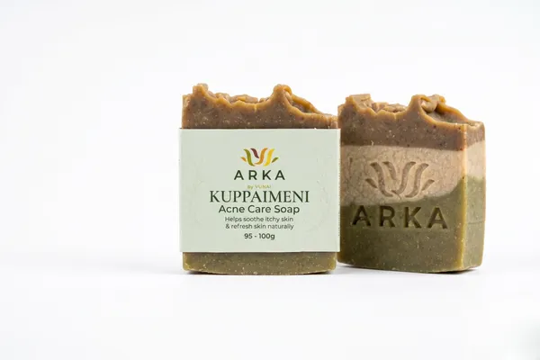 VUNAI_Kuppaimeni_Handmade_Soap_for_Daily_Cleansing,_75_g_Pack_of_2