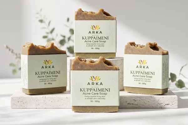 VUNAI_Kuppaimeni_Handmade_Soap_for_Daily_Cleansing,_75_g_Pack_of_2