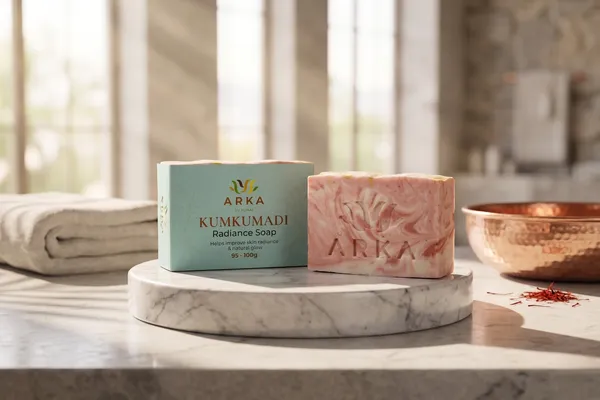VUNAI_Kumkumadi_Handmade_Soap_for_Daily_Cleansing,_75_g_pack_of_2