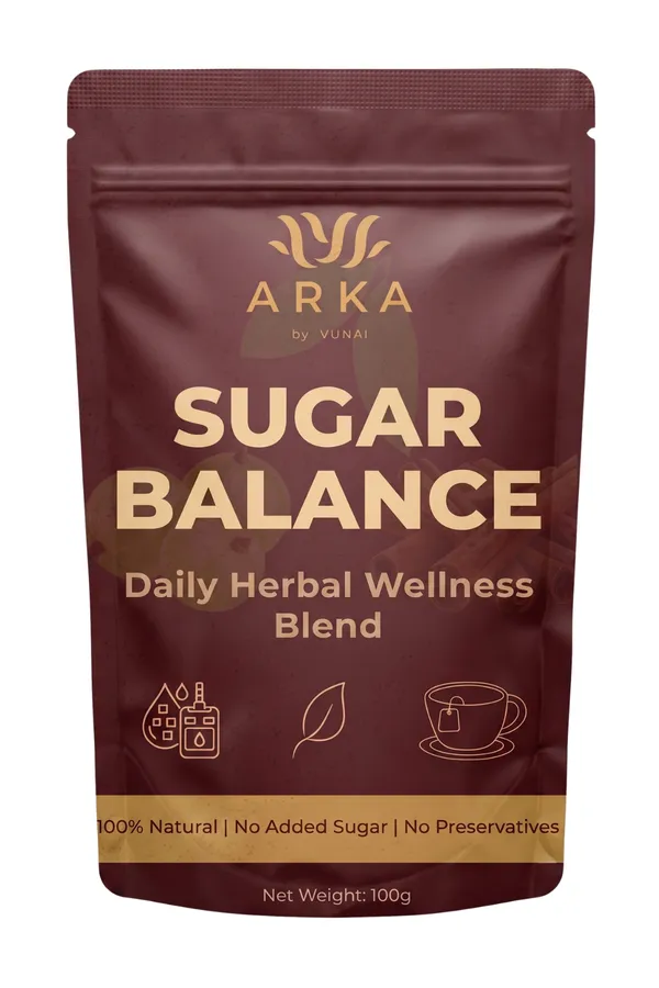 VUNAI_Sugar_Balance_Guava_Leaf,_Amla_&_Ceylon_Cinnamon_Blend,_100_g