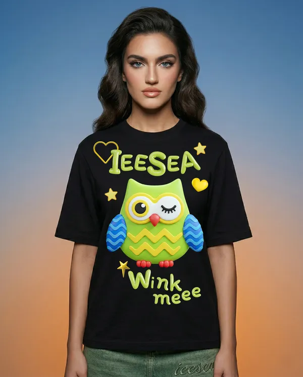 Black_Cotton_Graphic_Print_Oversized_T_Shirt_For_Women