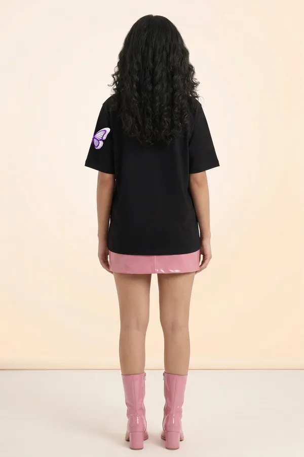 Black_Cotton_Bunny_Print_Oversized_T_Shirt_For_Women